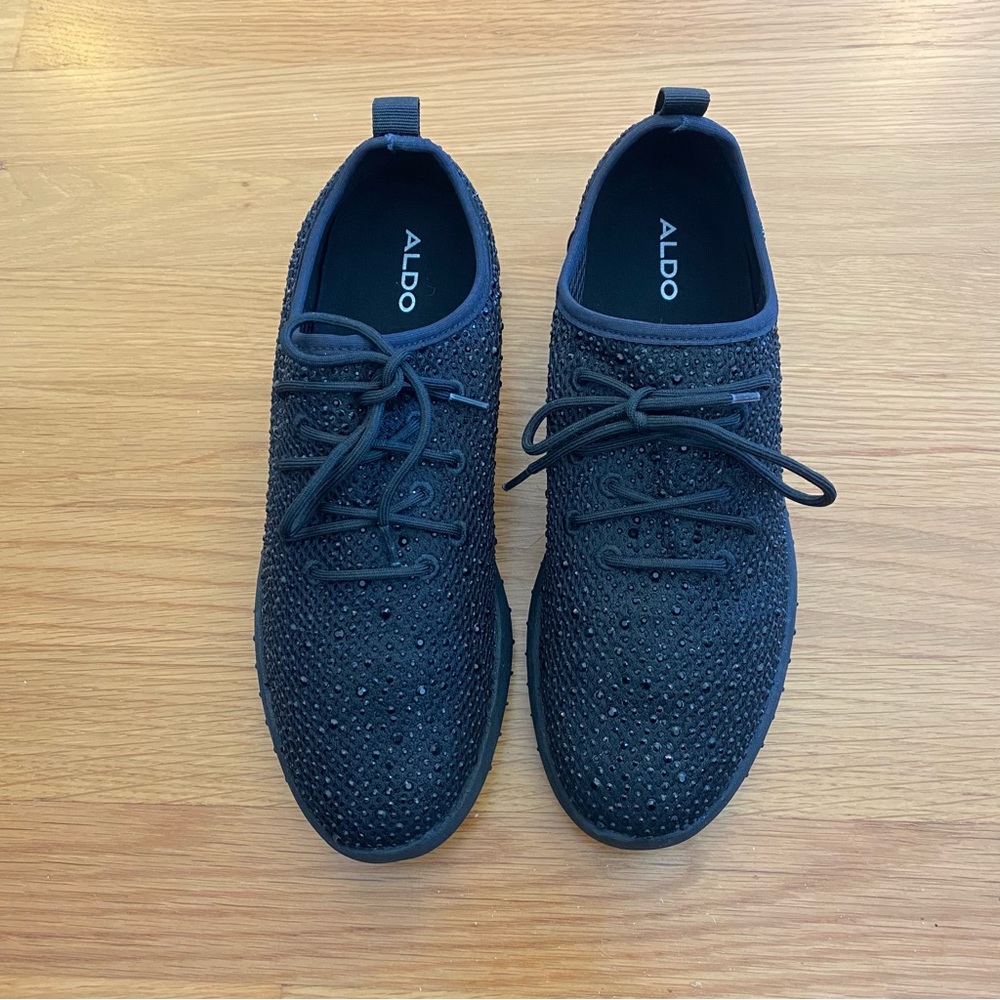 ALDO Rhinestone Swayze Sneakers NWOT 8